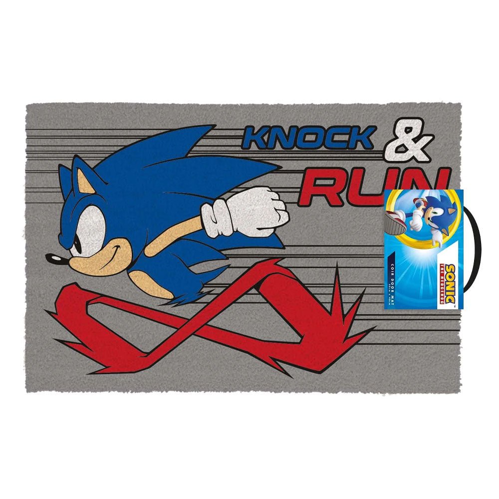 SONIC THE HEDGEHOG ソニックザヘッジホッグ - Knock And Run / ドアマット 【公式 / オフィシャル】